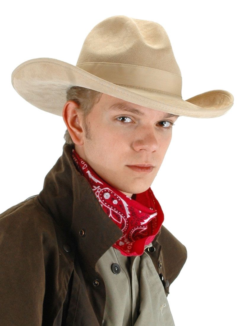 Teenage Cowboys | The Gambler Tan Cowboy Hat - Western Costume ...