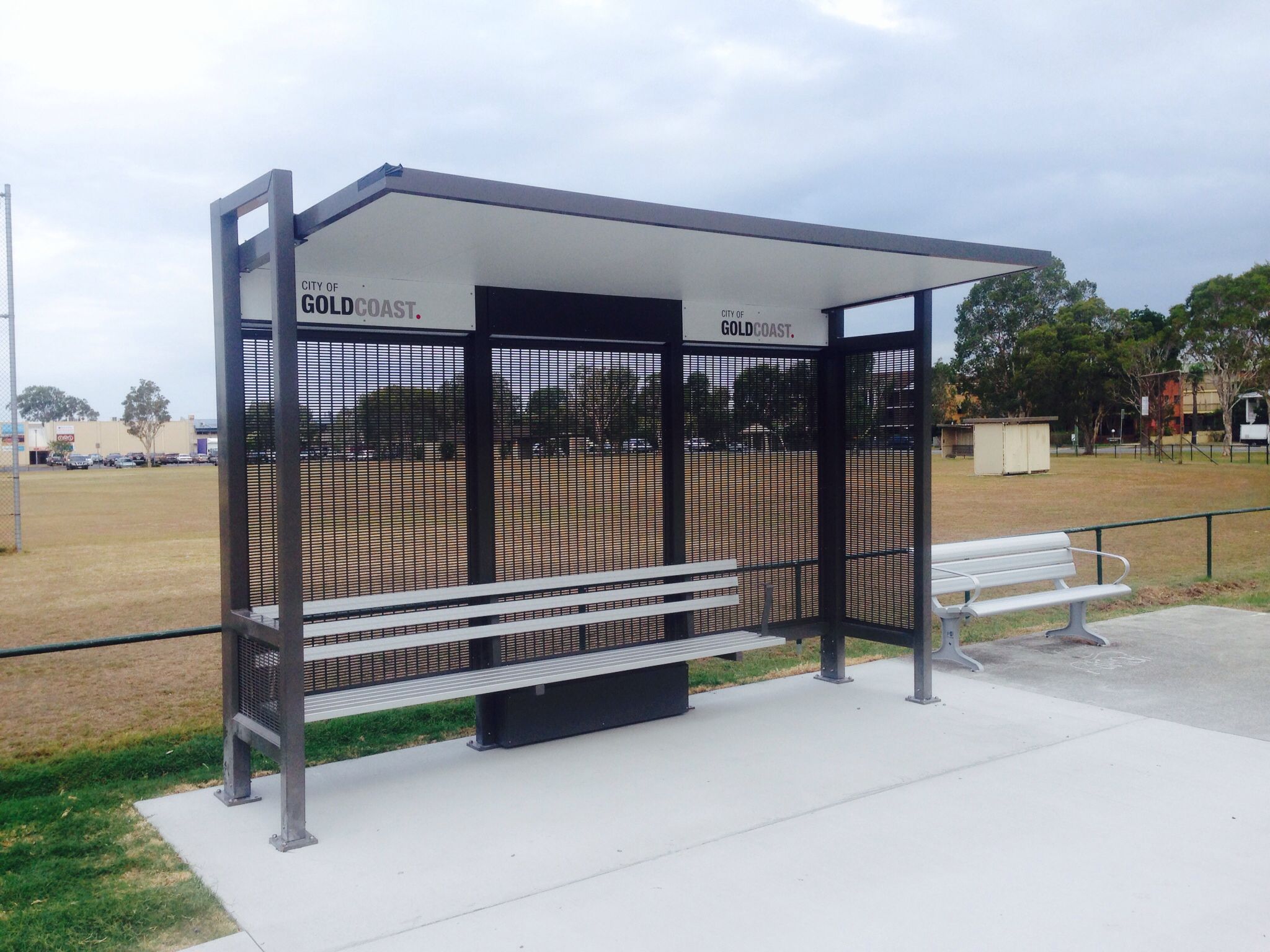 New bus shelter as requested by the local residents - on the western ...