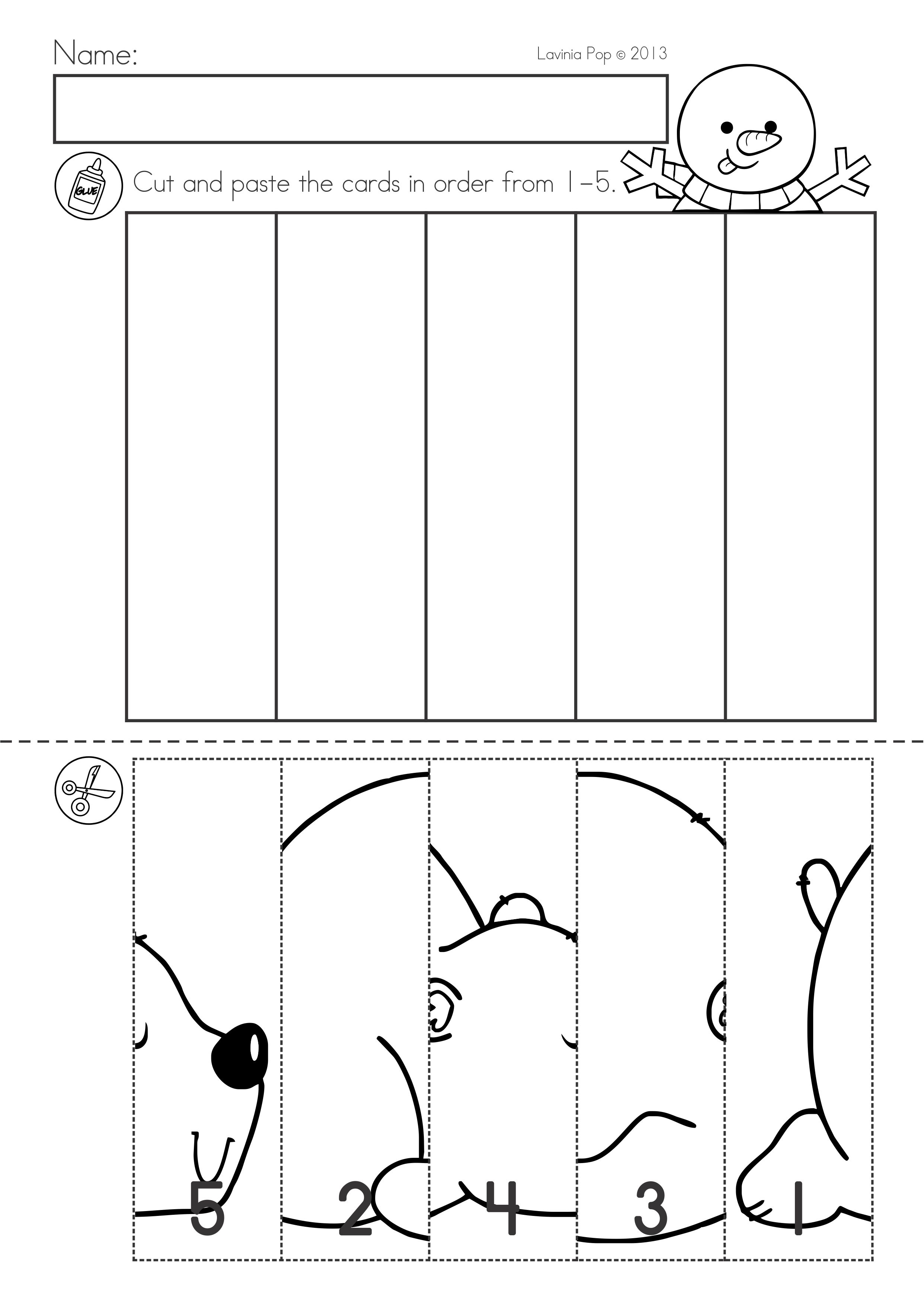 Cutting Practice Worksheet For Preschoolers