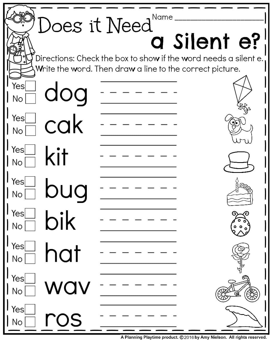 Free Worksheets For 1st And 2nd Grade