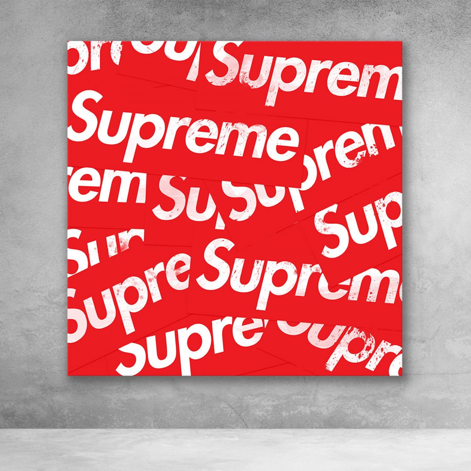 Supreme Collage Street Art Pop Culture Fashion Wall Art | Decoración de ...