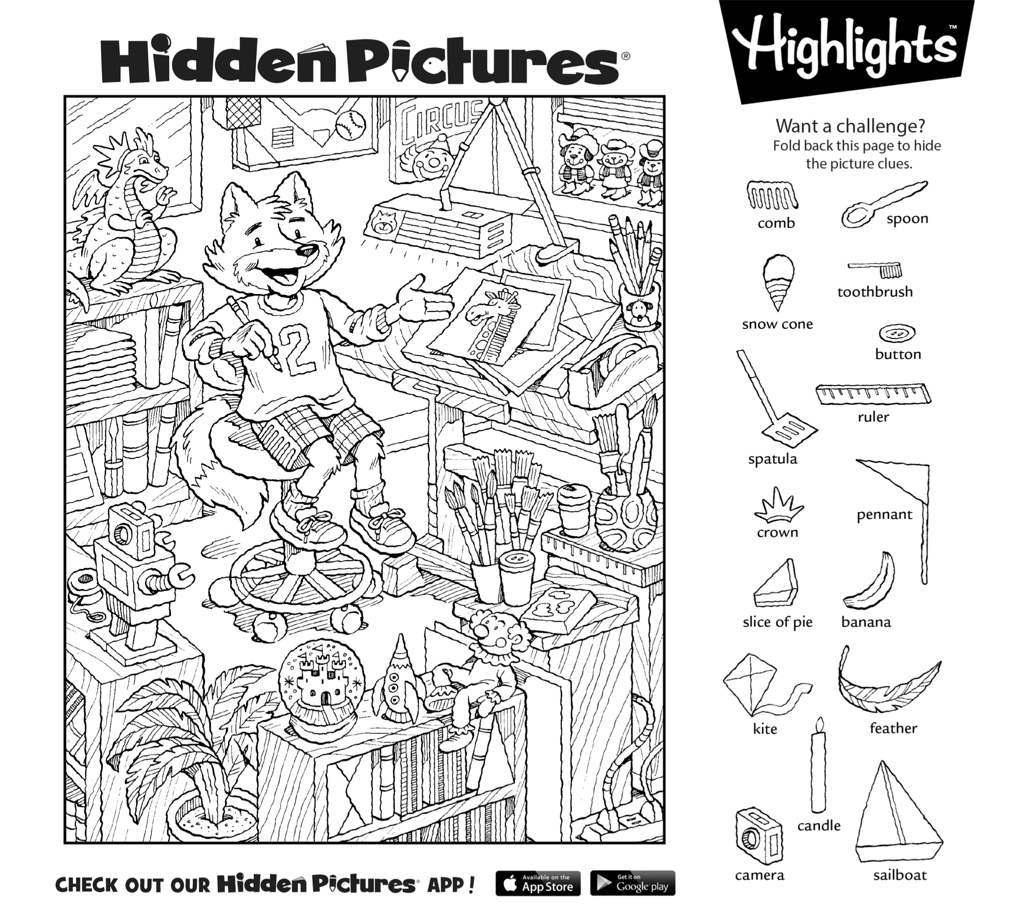 Hidden Object Printable - Printable Ring Sizer Wizard