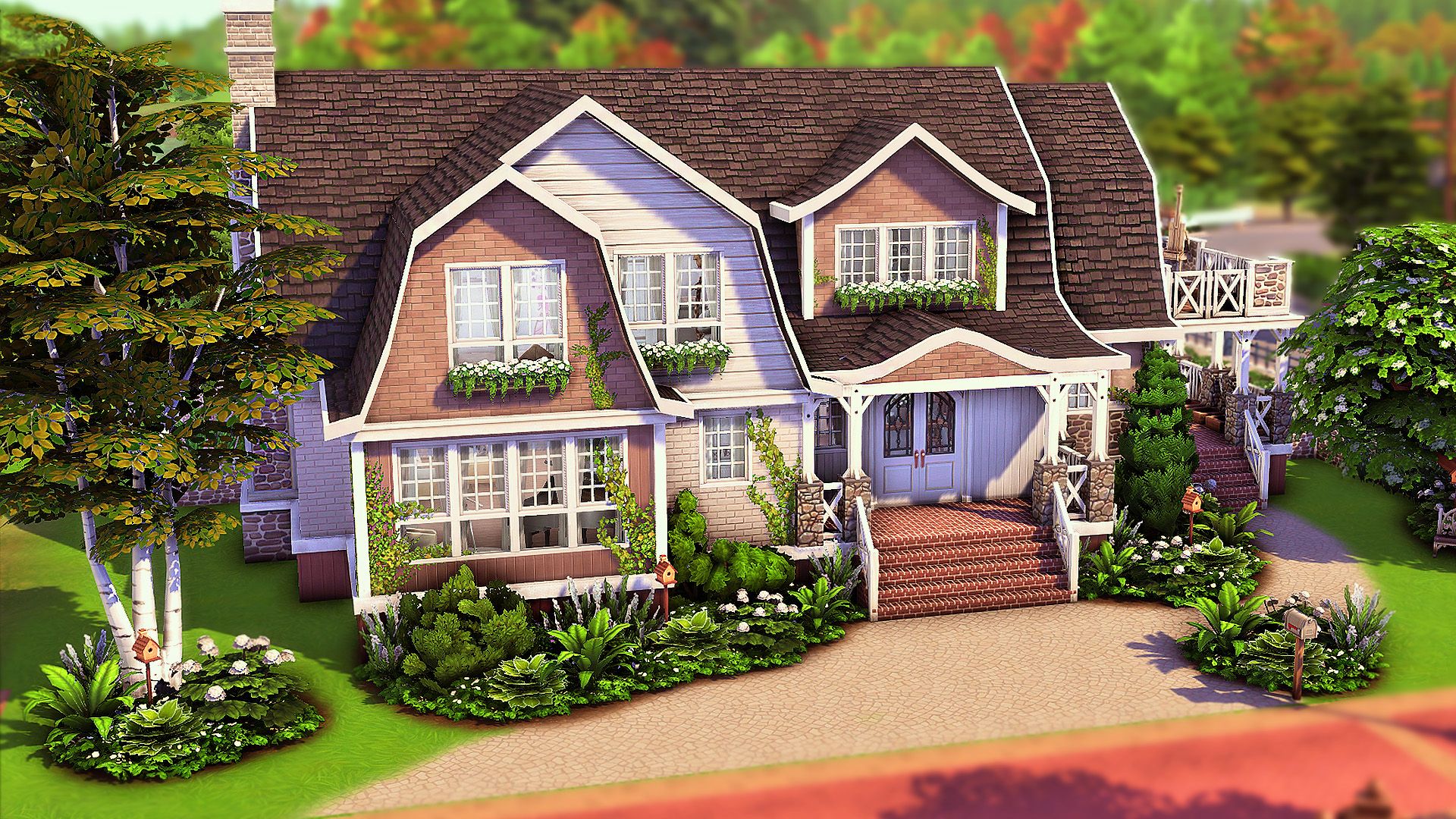 Sims 4 Two Story House