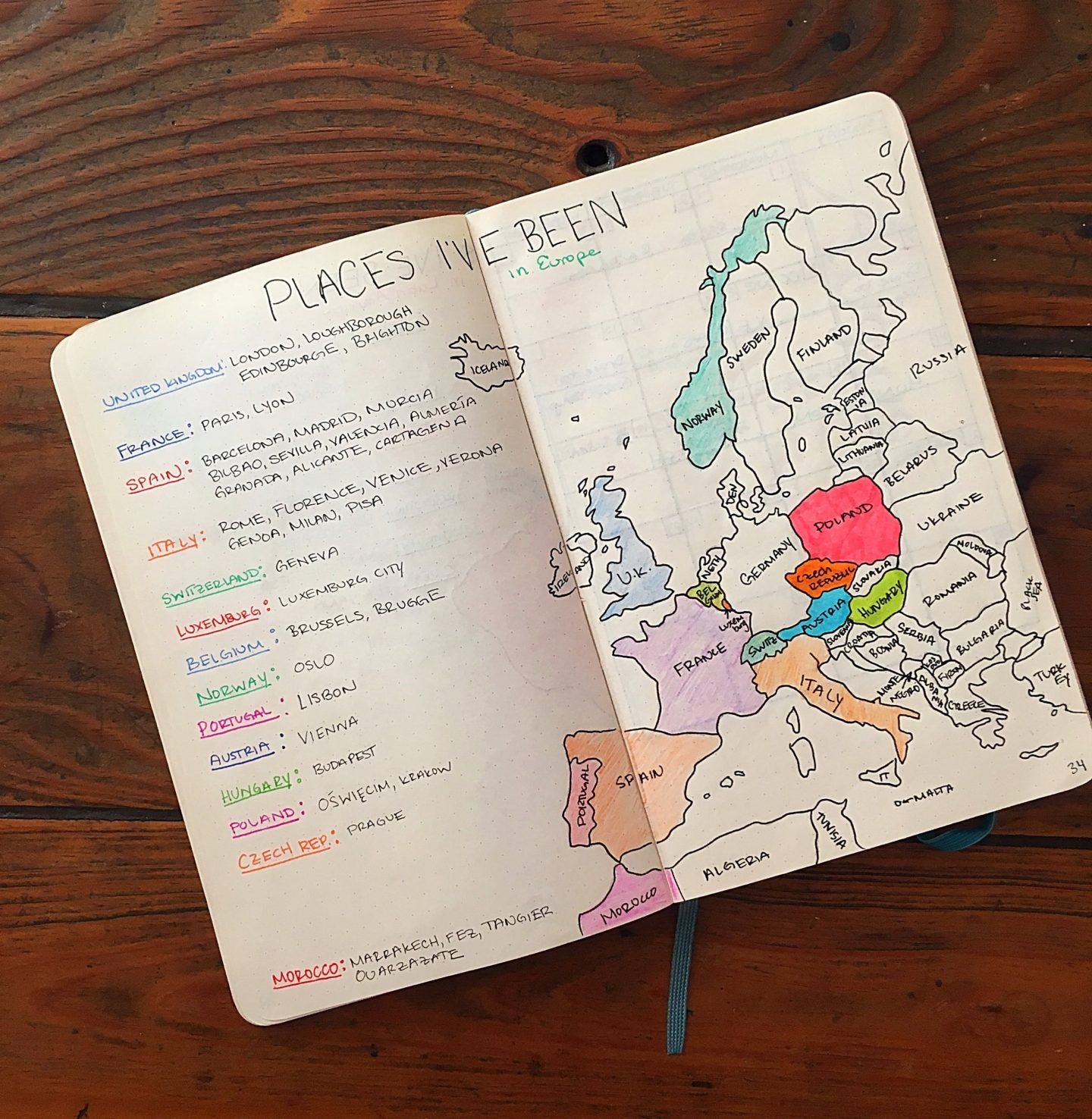 Bullet Journal Map Location Map Maps - vrogue.co