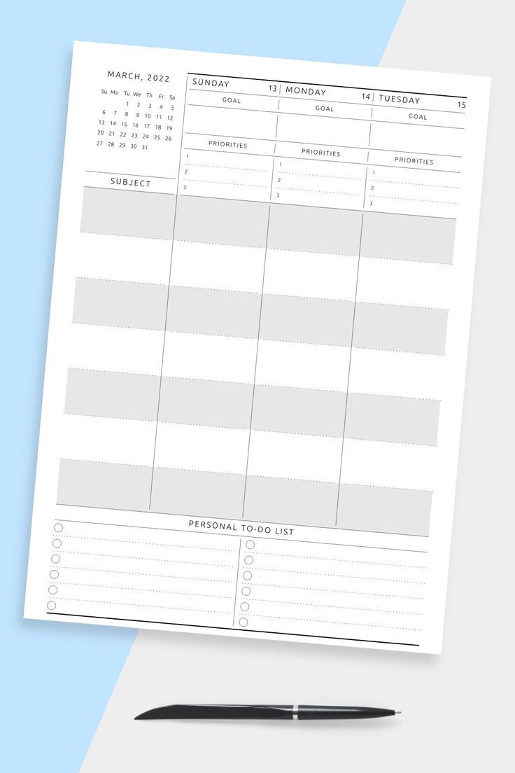 Teacher Planner Template, Planner Aesthetic, Planners For Teachers ...