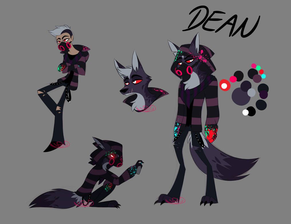 OC Dean - Helluva Boss (concept art) by Vea-V on DeviantArt in 2022 ...