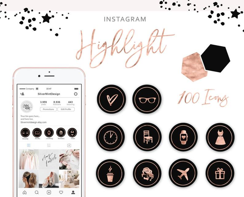 100 instagram highlights, instagram story highlight icons covers ...