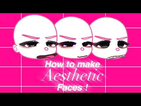 🤍 🩹How to make aesthetic faces in Gacha Club! 🩹 🤍 - YouTube | Club ...