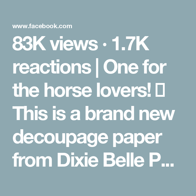 83K views · 1.7K reactions | One for the horse lovers! 🐎 This is a ...