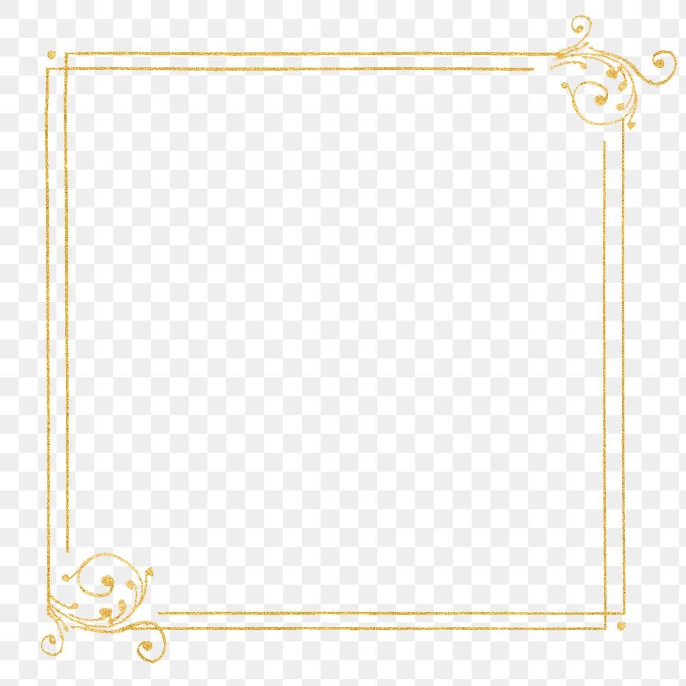 Victorian Frame, Gold Border, Gold Filigree, Border Design, Free ...