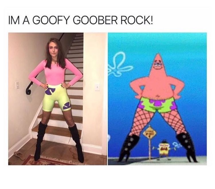 GOOFY GOOBER ROCK Spongebob halloween costume, Spongebob halloween