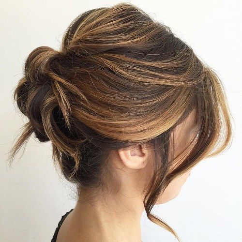 60 Trendiest Updos For Medium Length Hair Updos For Medium Length Hair Short Hair Updo Medium Length Hair Styles