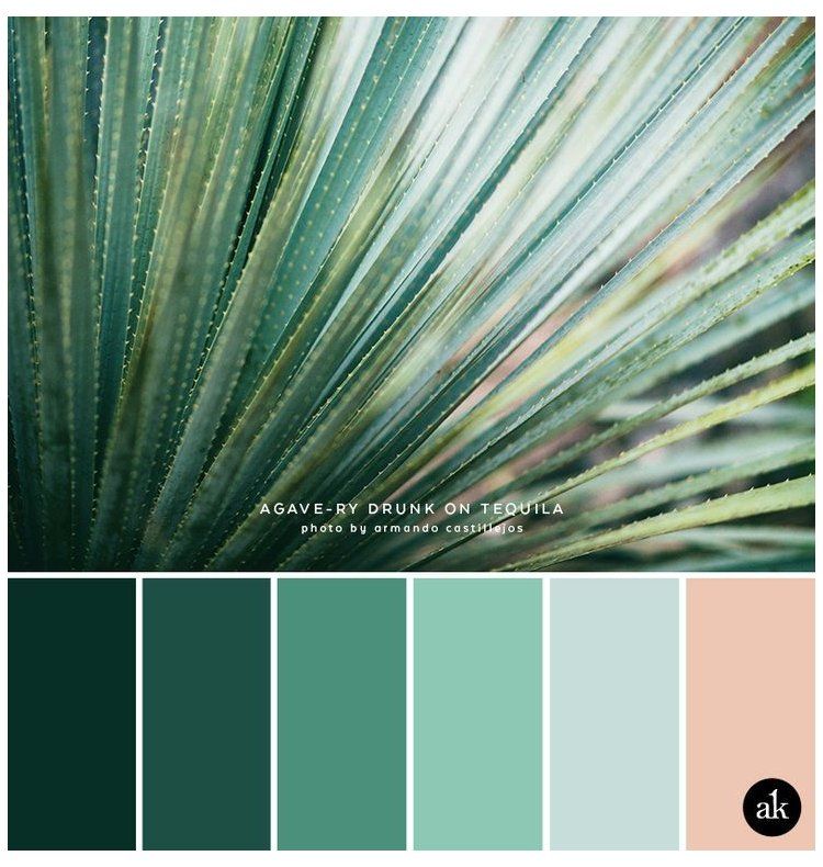 emerald green color palette mood boards 