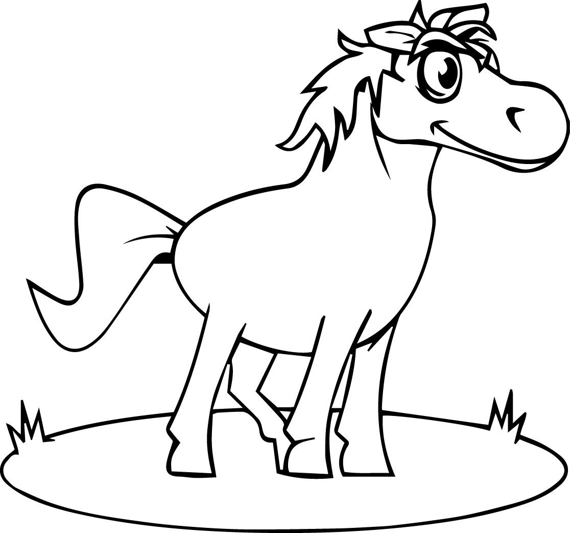 Download Cartoon Horse Coloring Page 13 , , wecoloringpage , Horse ...