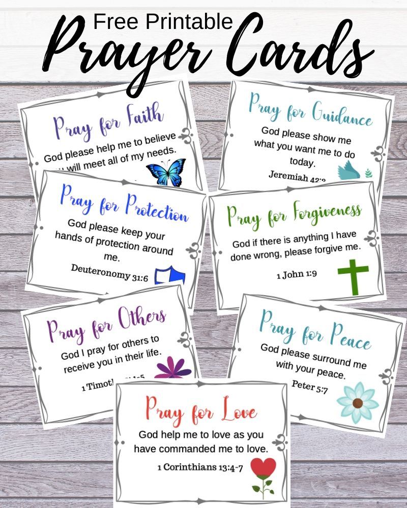 Daily prayer free printable – Artofit