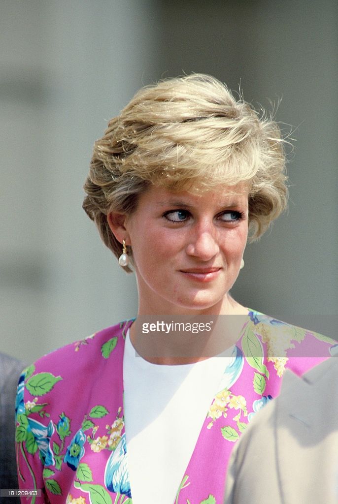 Diana, Princess of Wales, attends the Queen Mother's 90th Birthday ...