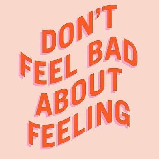 Don’t feel bad about feeling. Illustration unknown (Pinterest find) # ...