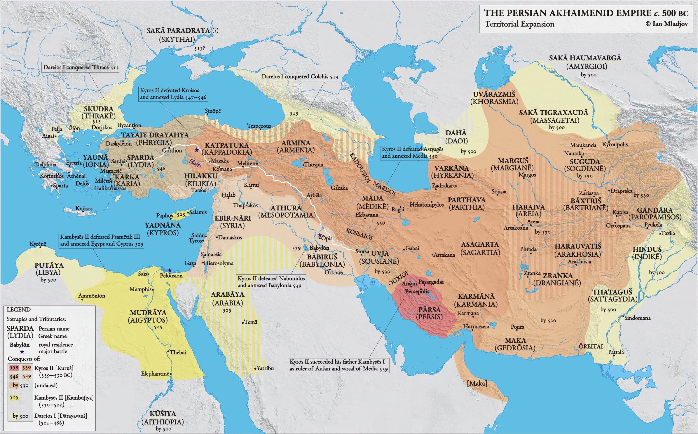 Persia World Map