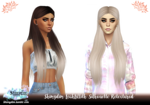 [TS4] - LEAHLILLITH SILHOUETTE + OMBRE | Silhouette, Ombre, Color