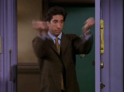 Ross Gellar's hand gestures | Friends moments, Friends tv, Tv shows