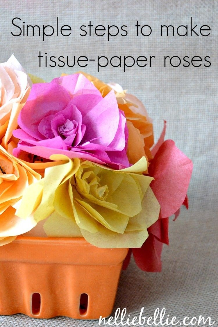 Easy Diy Tissue Paper Flowers A Simple DIY From Crafts Paper