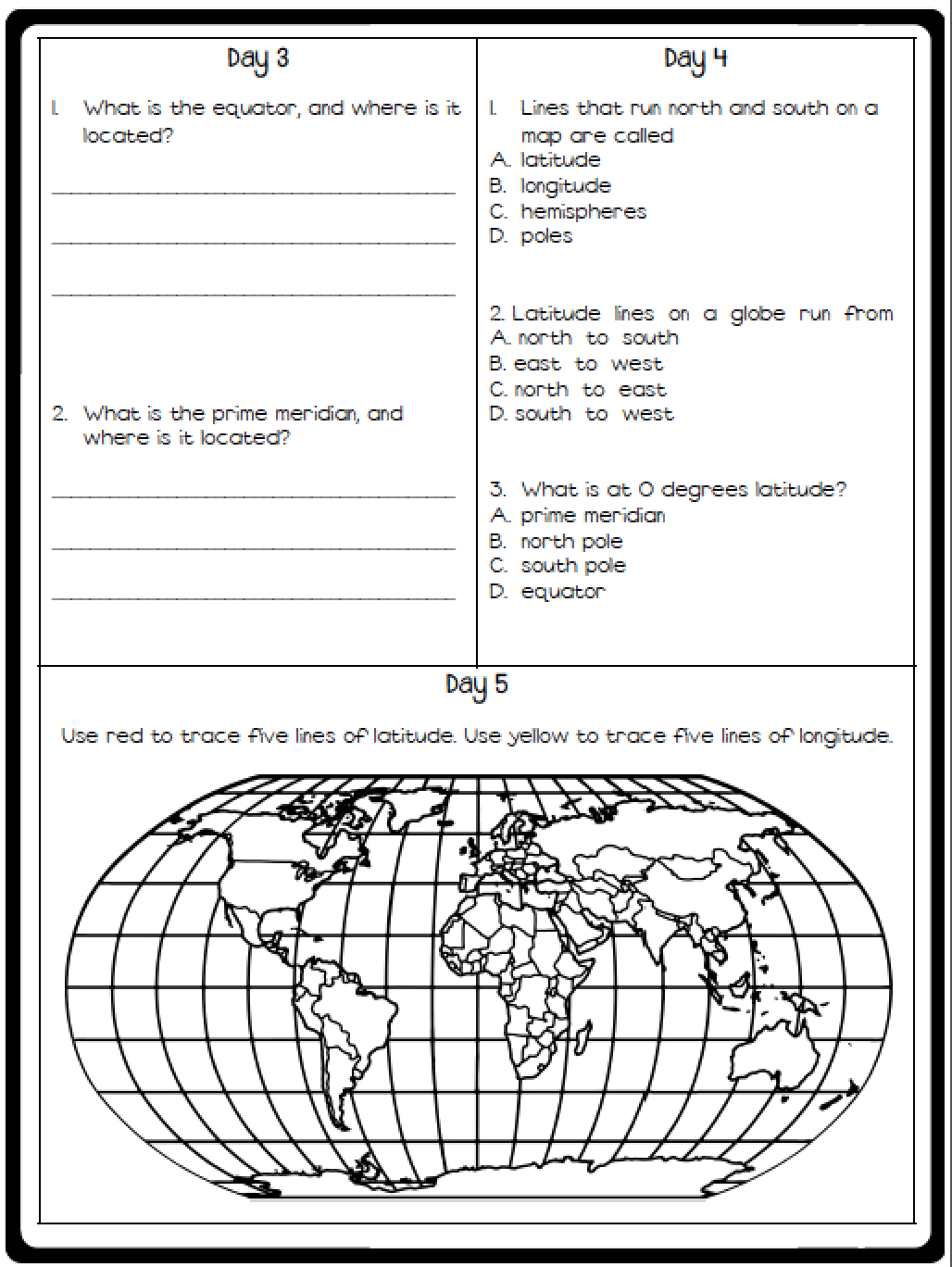 Social Studies Social Studies Worksheets Social Studies