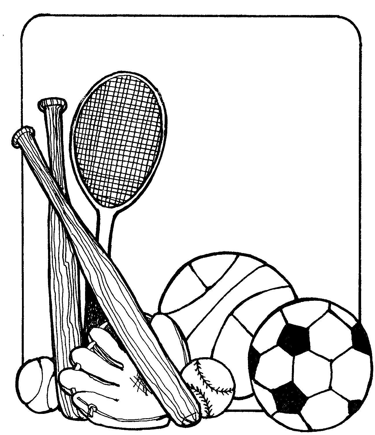 Sports clip art free cmshark | Clipart black and white, Clip art ...