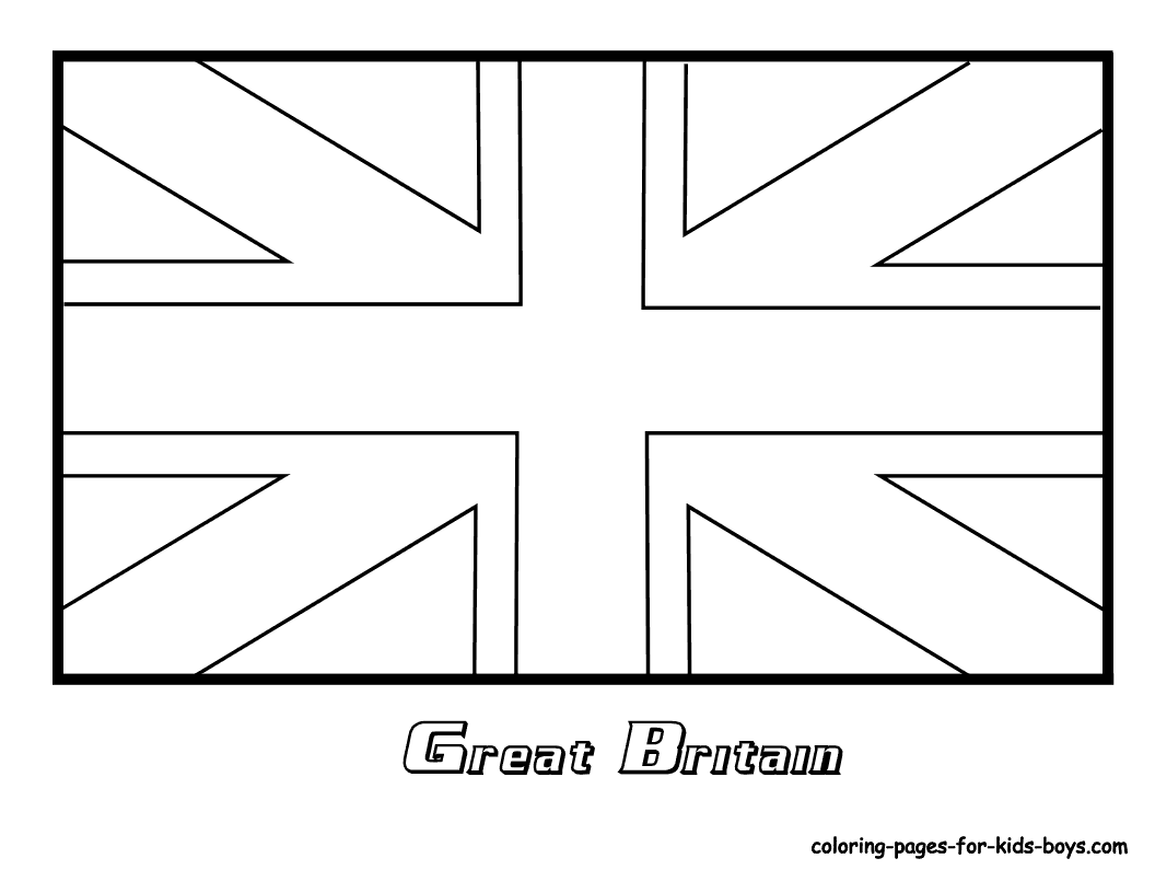 Download british flag coloring page union jack coloring page free