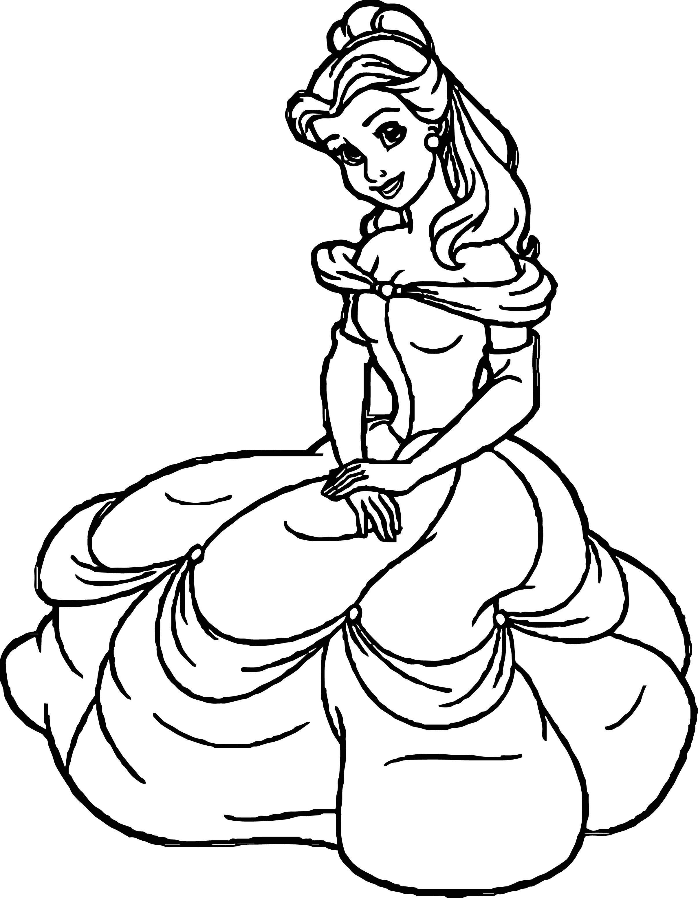 Princess Coloring Printables - Printable Calendars AT A GLANCE