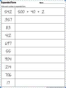 2nd Grade Numbers Practice - Common Core 2.NBT.3 | 2nd grade math ...