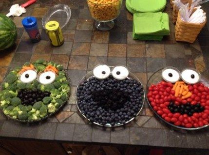 Best fruit party tray sesame streets 41+ Ideas | Sesame street birthday ...