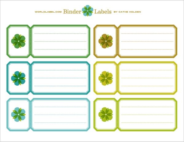 Binder Labels in a vintage theme by Cathe Holden | Binder labels ...