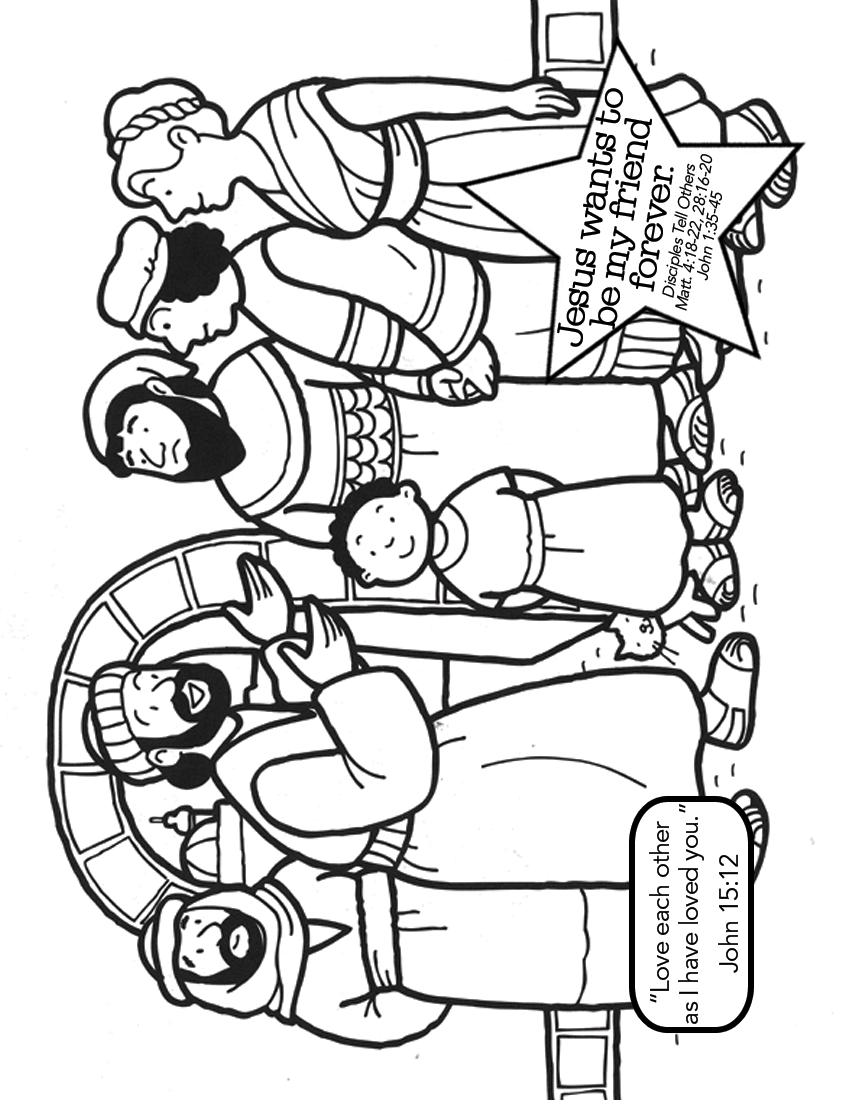 Matthew 9 36 Coloring Pages