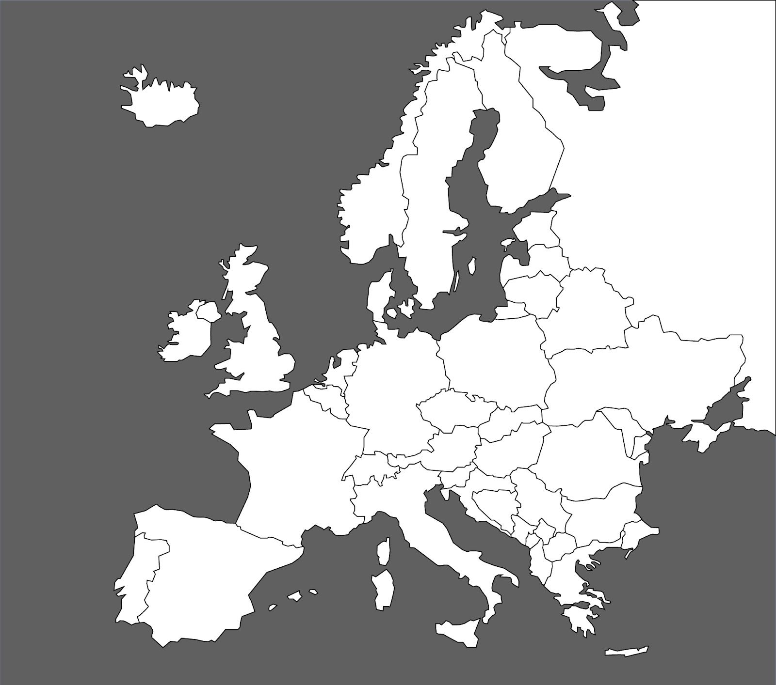 Mapa de europa para imprimir gratis y en alta calidad – Artofit