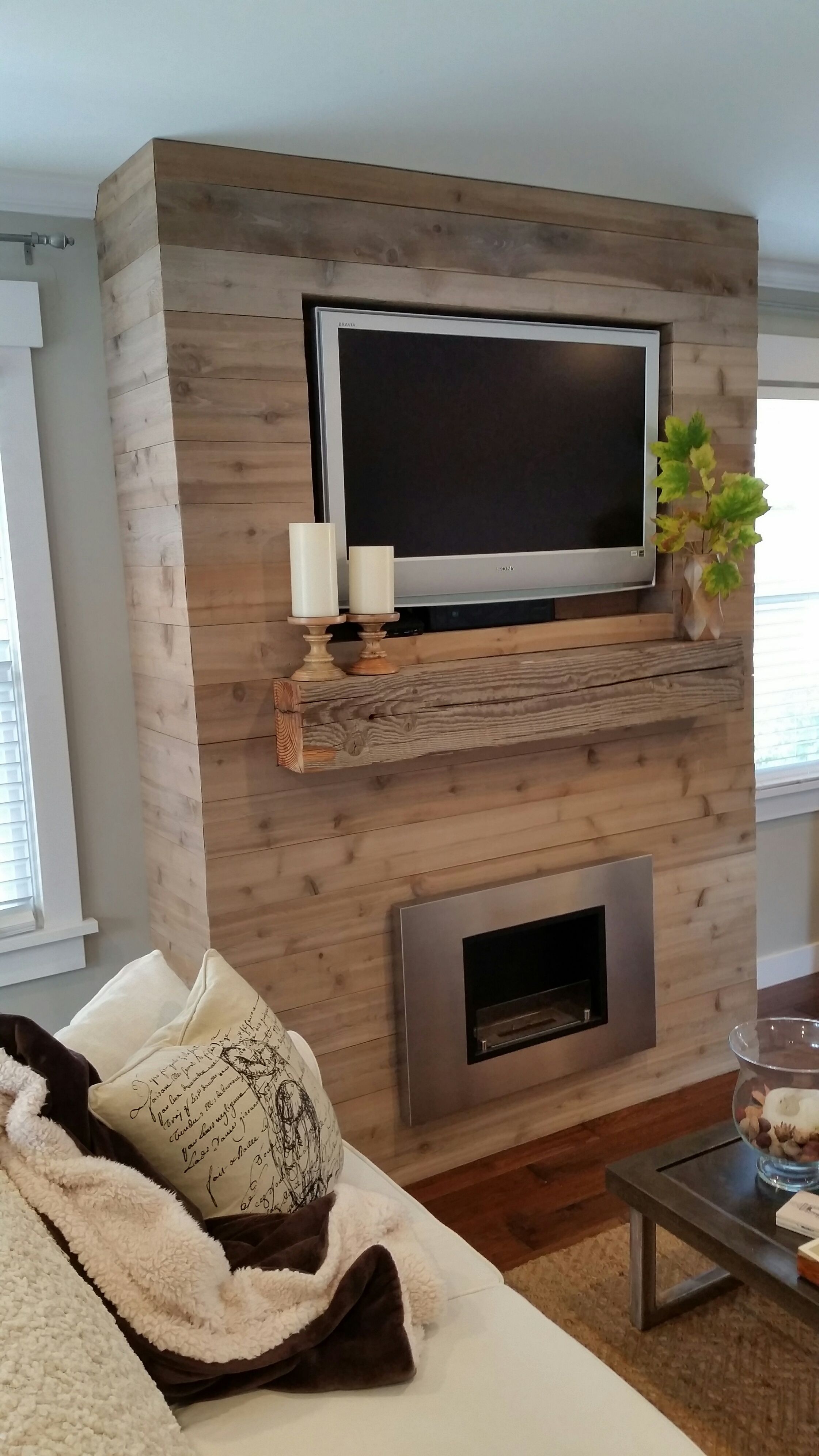 fireplce1.jpg (2241×3984) Fireplace feature wall, Simple fireplace