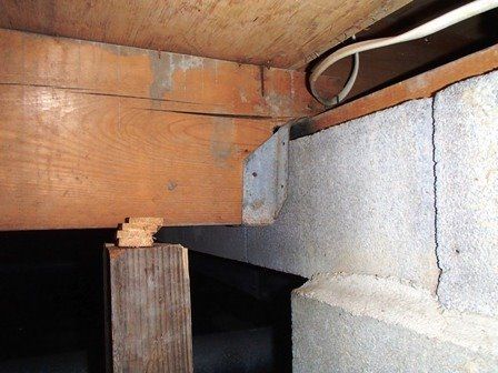 Cracked Floor Joists In Your Basement Or Crawlspace Can Lead To Sloped Floors Door Jambs Interior Cracking Sepa Home Repairs Home Repair Basement Remodeling [ 336 x 448 Pixel ]