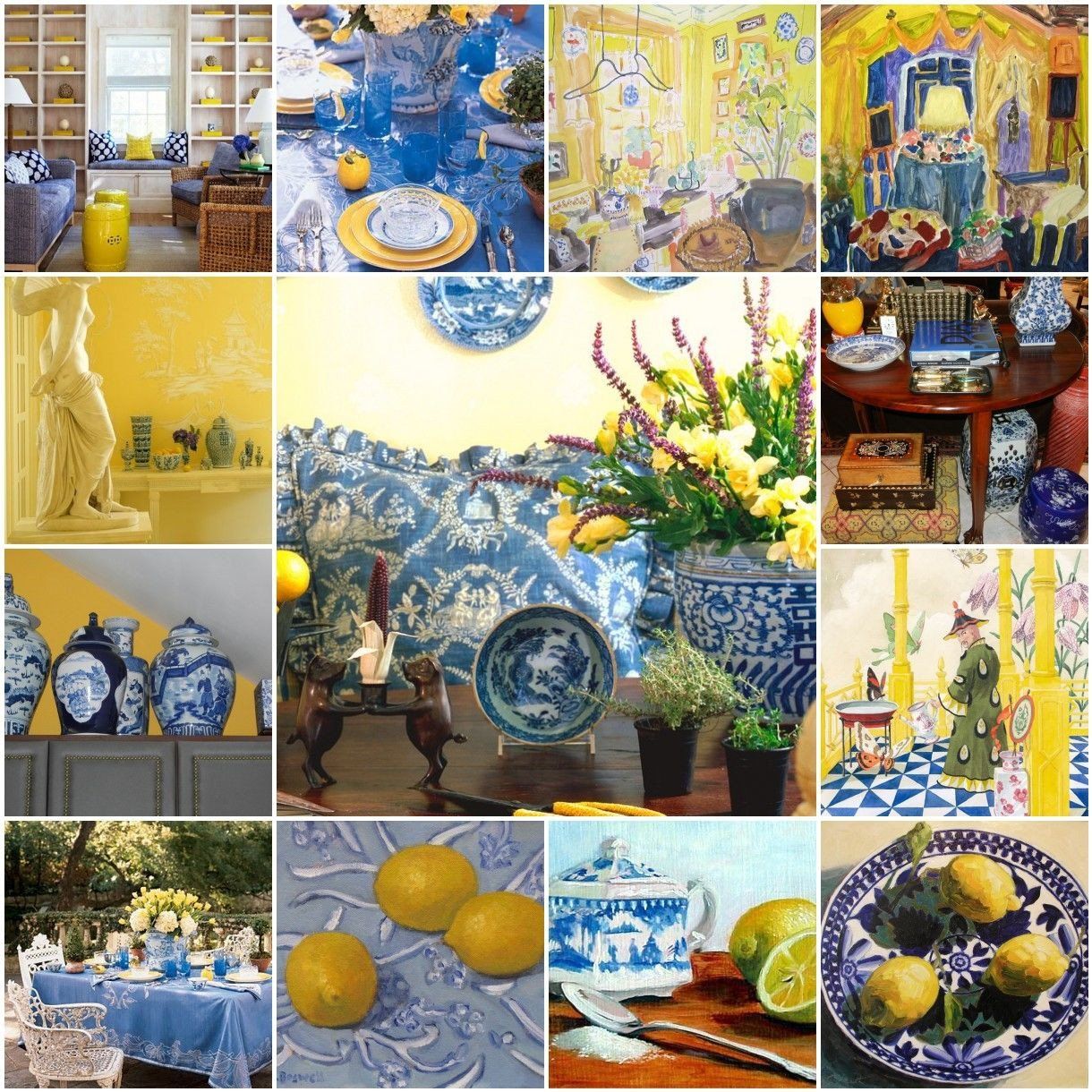 Blue and Yellow Kitchen Decor Inspirational the French Tangerine Blue