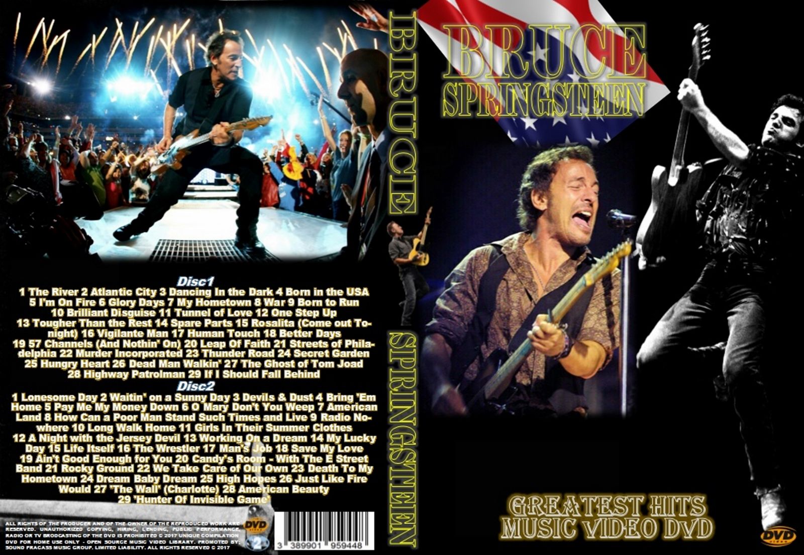 Bruce Springsteen Music Video DVD Box-Set 2 DVDs Exclusive Edition For ...