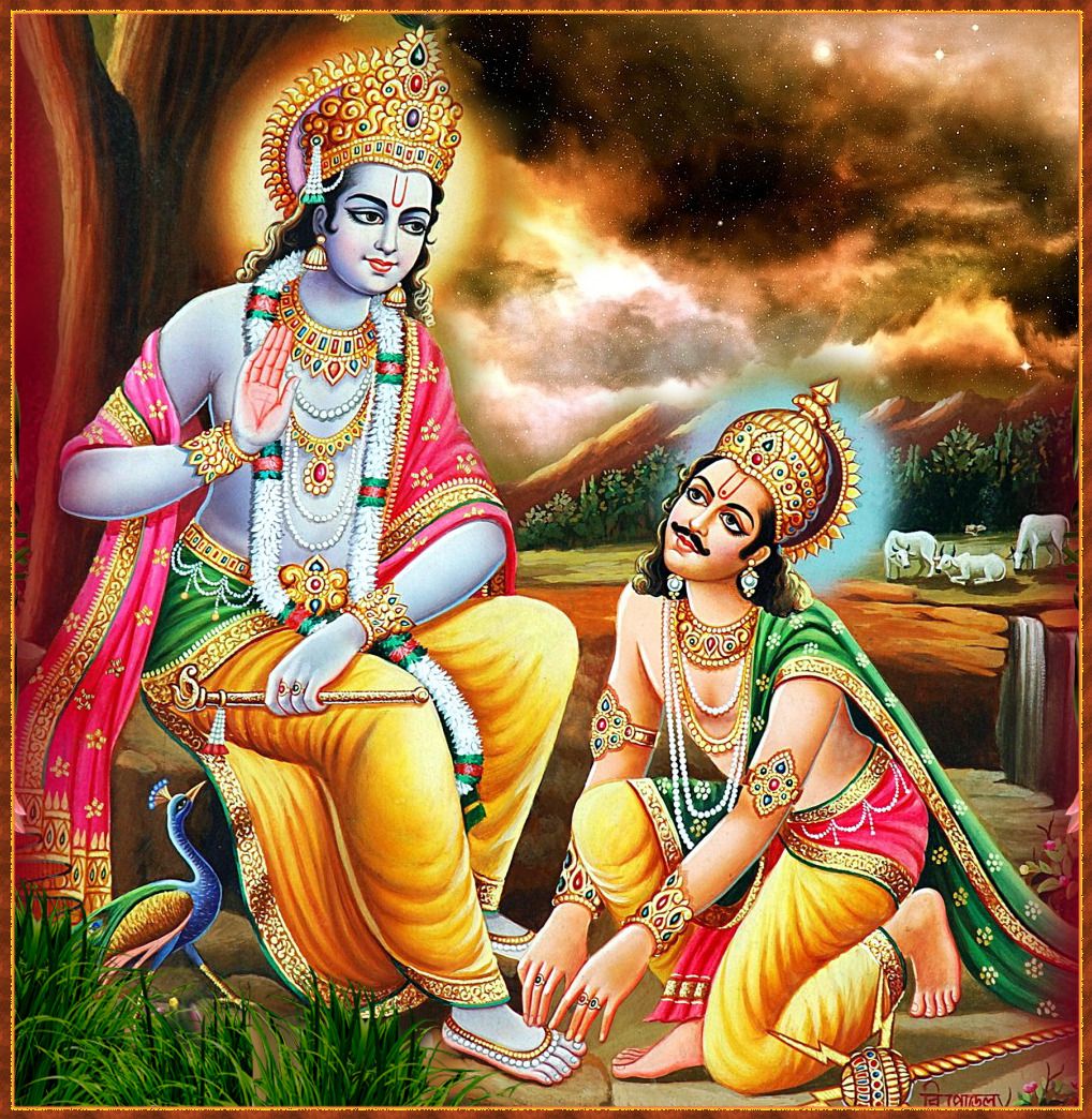 SHRI KRISHNA & ARJUNA ॐ 