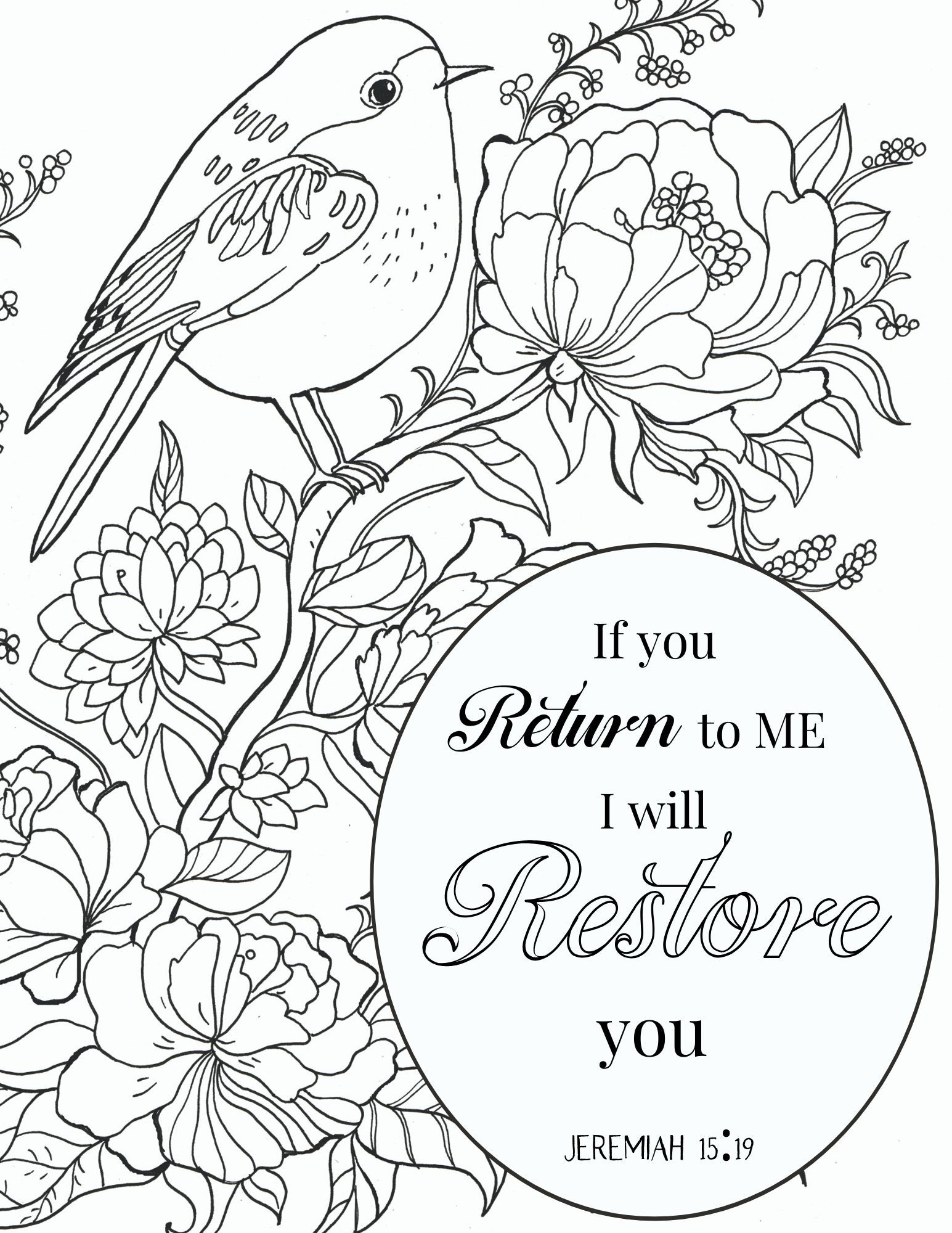 Coloring Pages Bible Printable