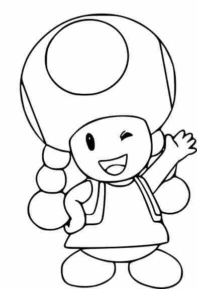 Toad And Toadette Coloring Page Coloring Pages Super Mario Coloring Pages Mario Coloring Pages