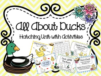 All About Ducks: Hatching Unit with Activities by itskindie | TpT ...