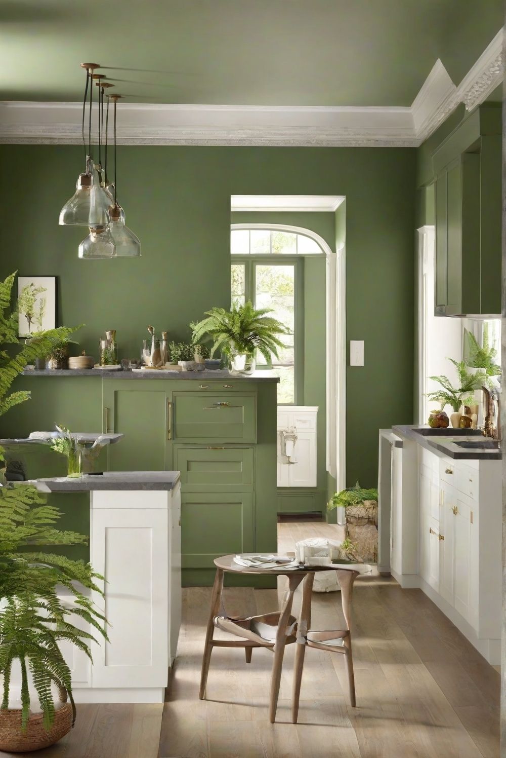 Fern Green SW 6168: Serene Woodland Retreat - Envelop Your Kitchen in ...