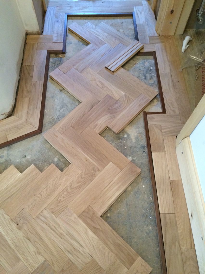 Oak herringbone pattern. Wood floor design, House flooring, Flooring