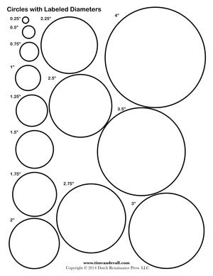 Shape Templates, Circle Template, Stencil Templates, Flower Template ...