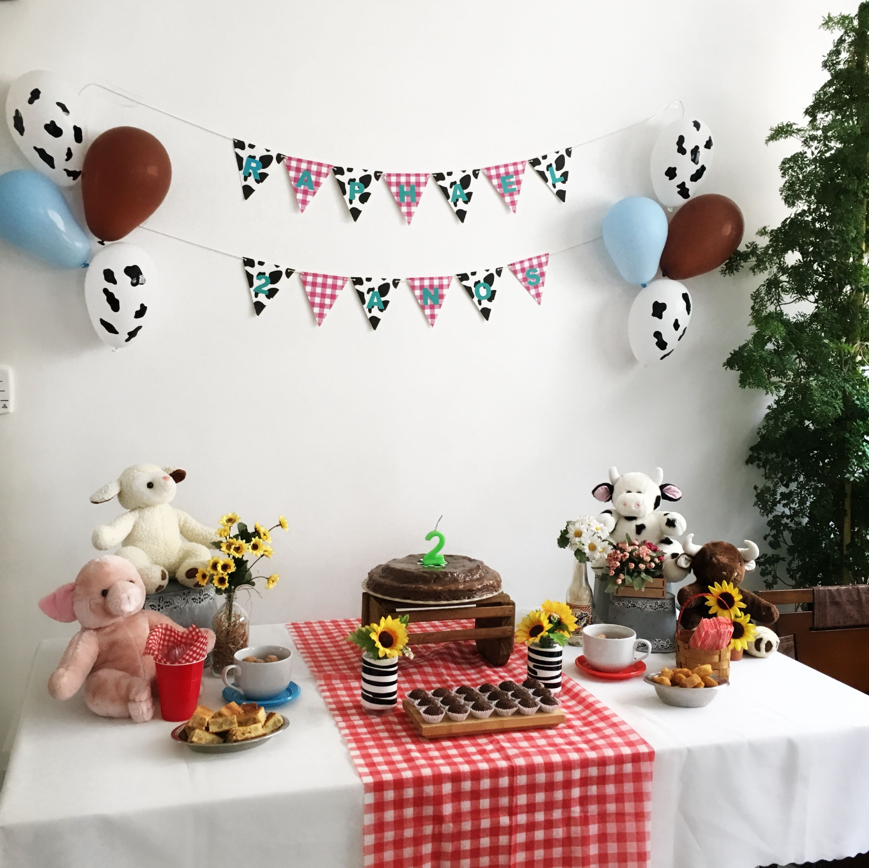 Aniversário Tema Fazendinha Simples - casaideas fontanar