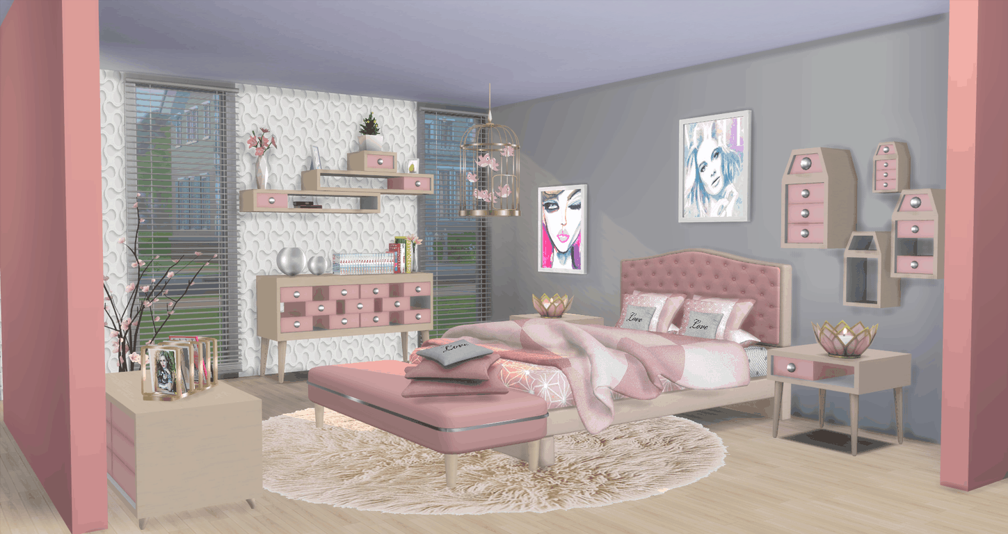 Teen Bedroom Sims 4 | Stylish and Functional Furniture