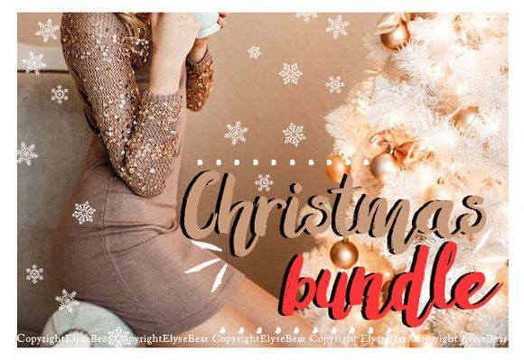 100 Christmas Photoshop Overlays by ElyseBear on @creativemarket ...