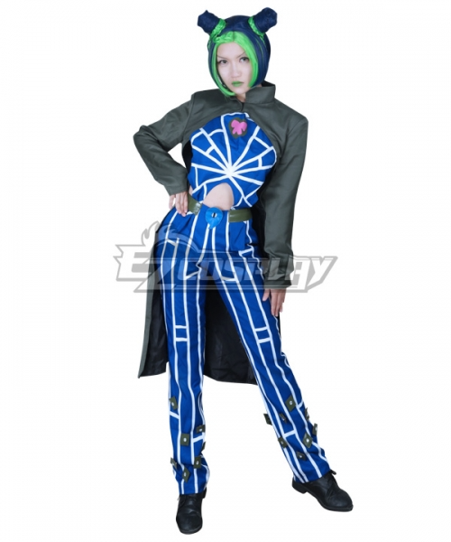 JoJo's Bizarre Adventure: Stone Ocean Jolyne Cujoh Green Blue Cosplay ...