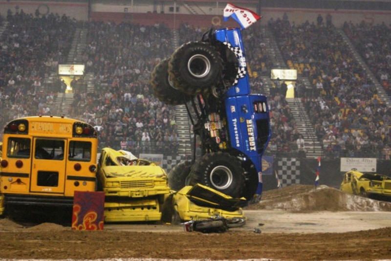 Monster Trucks: Nose stand or wreck??? Monster Jam, Monster Truck Cars ...